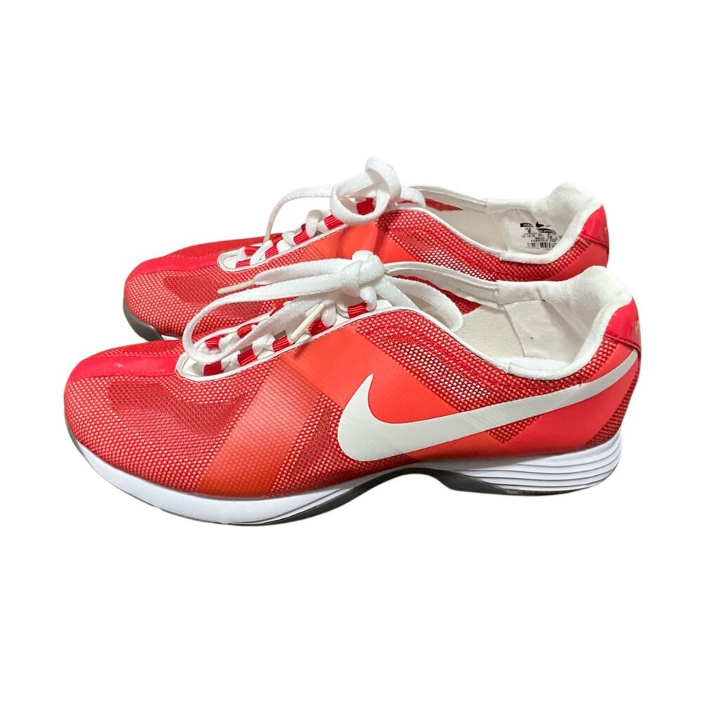 Nike Lunaracer+ Hyperfuse Red & White Running Shoes Womens Size 6 Athletic Light